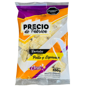RAVIOLES POLLO Y ESPINACA 450 G
