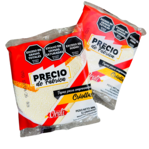 TAPA CRIOLLA X 12 UNIDADES ORALI