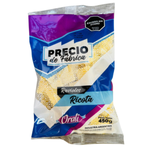 RAVIOLES RICOTA 450 G